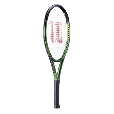 Wilson Kinder-Tennisschläger Blade v8.0 25in (9-12 Jahre) grün - besaitet -